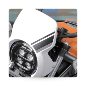 CL500 Headlight Visor Decal