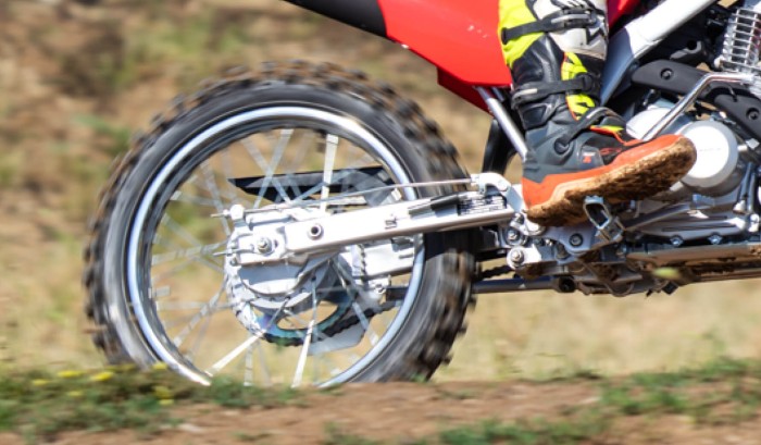 Rugged Steel Frame & Swingarm